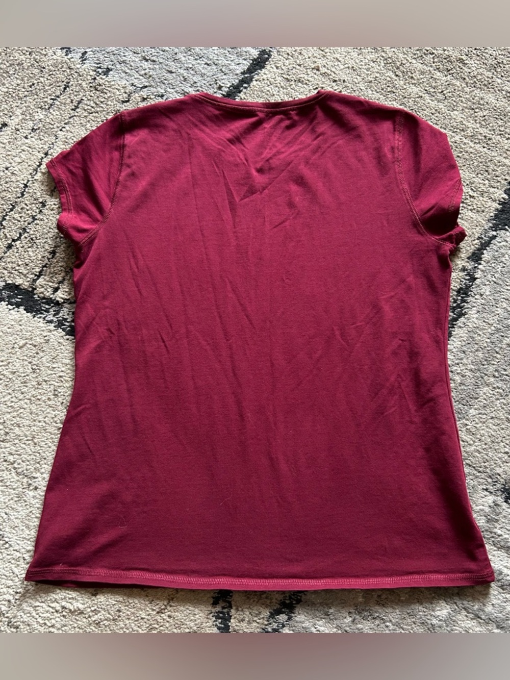 Ruff Hewn Maroon T-Shirt - Size Large - Picture 3 of 6